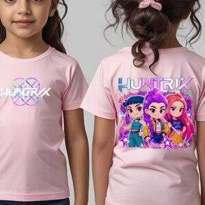 Huntrix K-pop Demon Hunters Graphic T-Shirt for kids